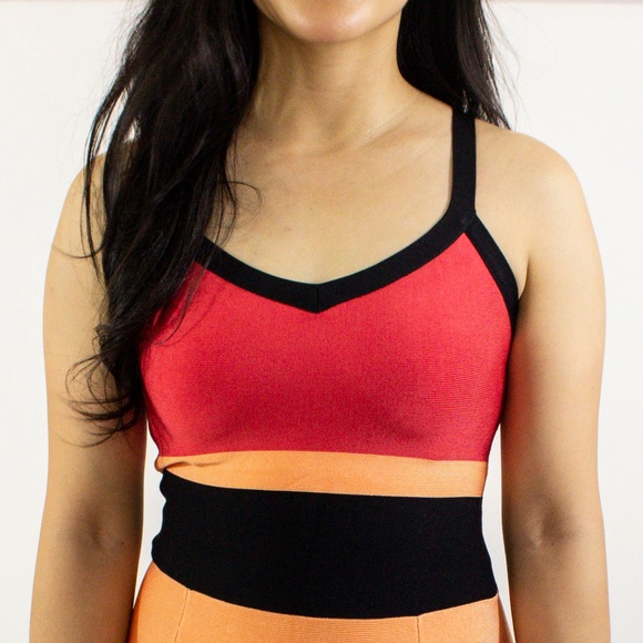 Marciano Multi Coloured Sway BodyCon Dress - Picture 1 of 3